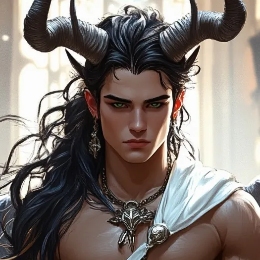 chat with ai character: Damien angel demon