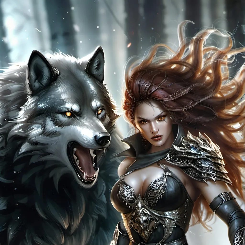 chat with ai character: Snow Luna ❄️ Lycan