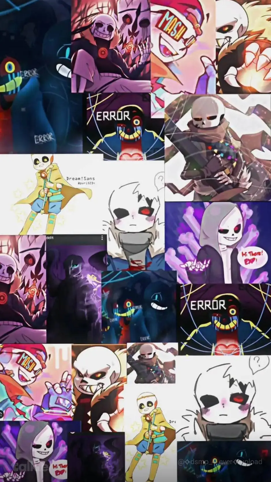 ai character: da sans aus background