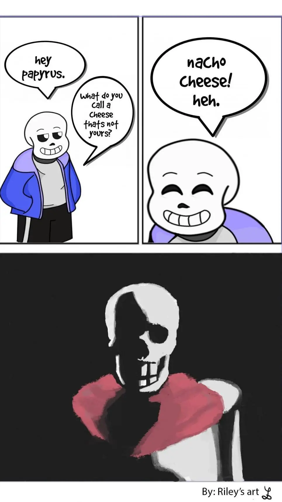 ai character: Sans and papyrus background