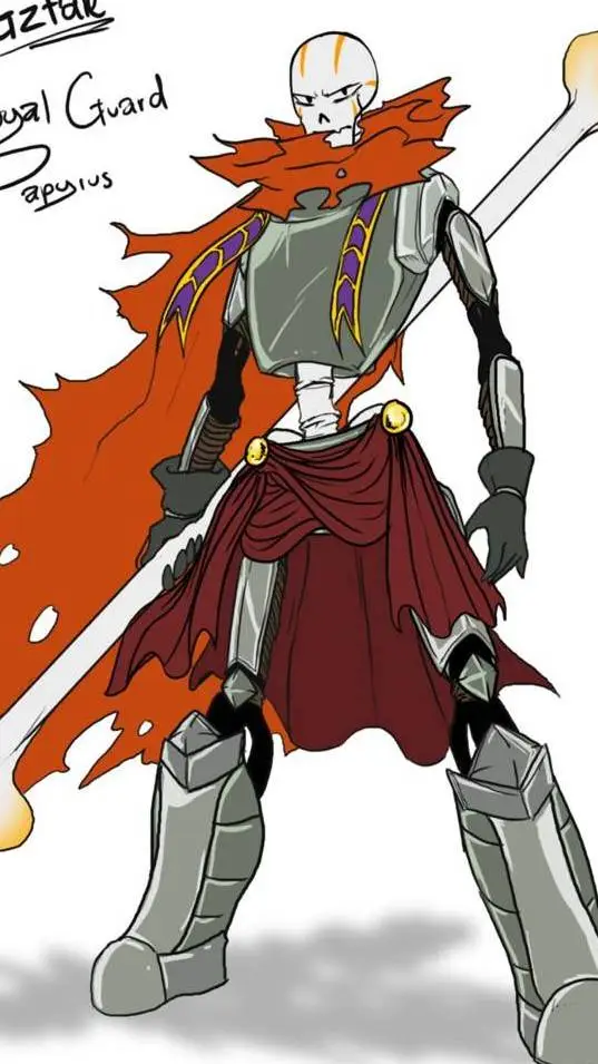 ai character: GZ PAPYRUS  background