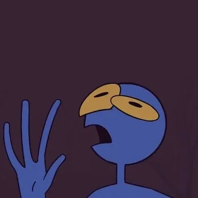 chat with ai character: the blue guy