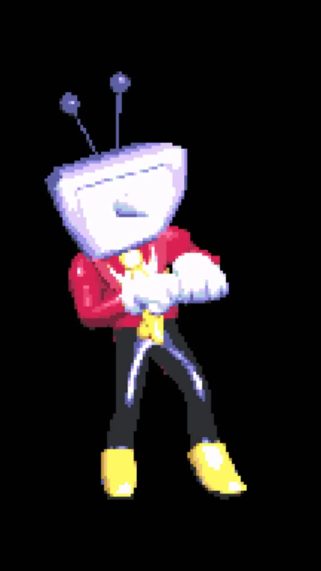 ai character: MR. ANT TENNA  background