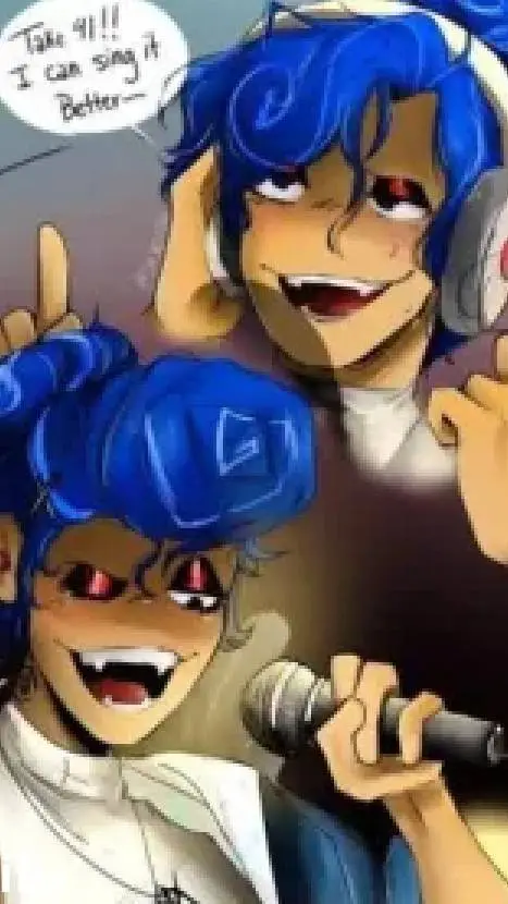 ai character: Wally, el cantante background