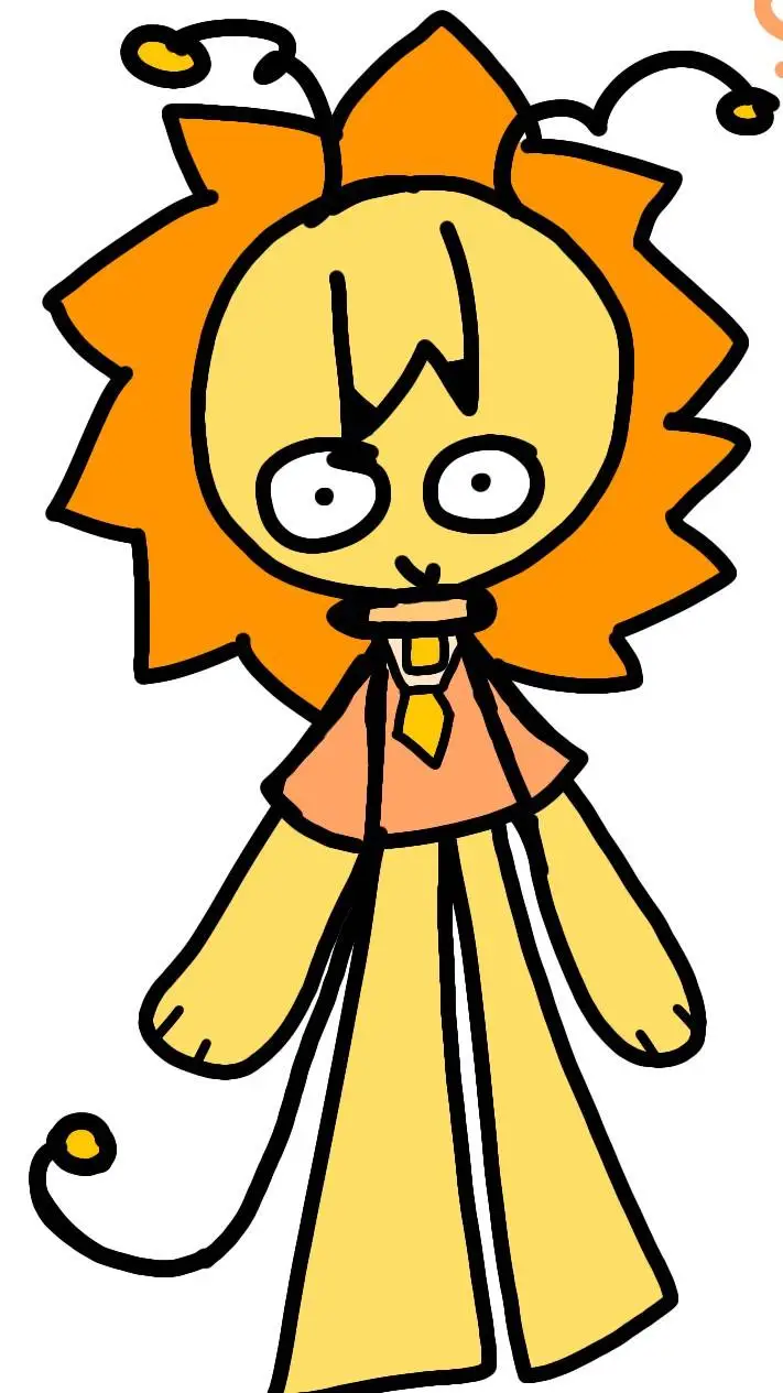 ai character: Sun ☀️ background