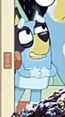 ai character: ¡Bluey! background