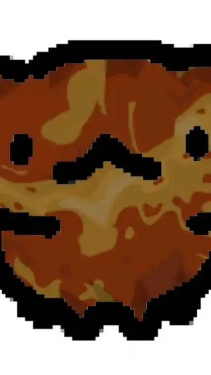 ai character: solarballs>:), background