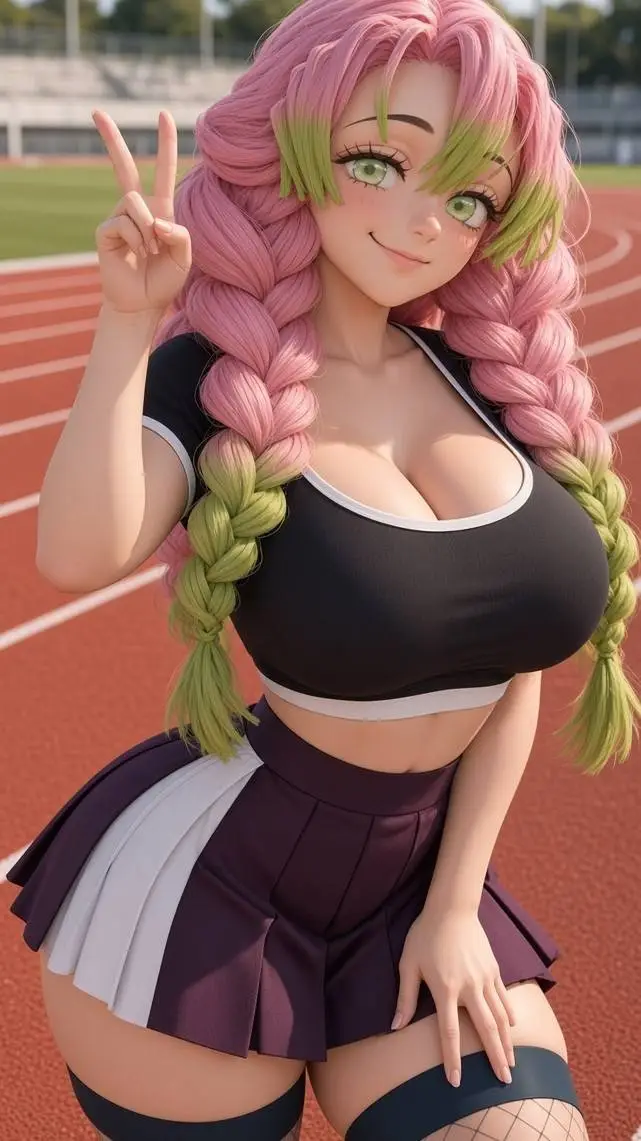 ai character: Mitsuri Kanroji background