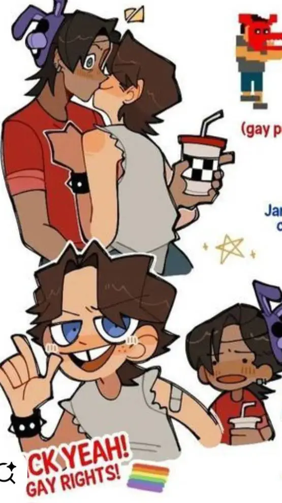ai character: Micheal x James background