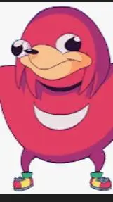 ai character: uganda knuckles background