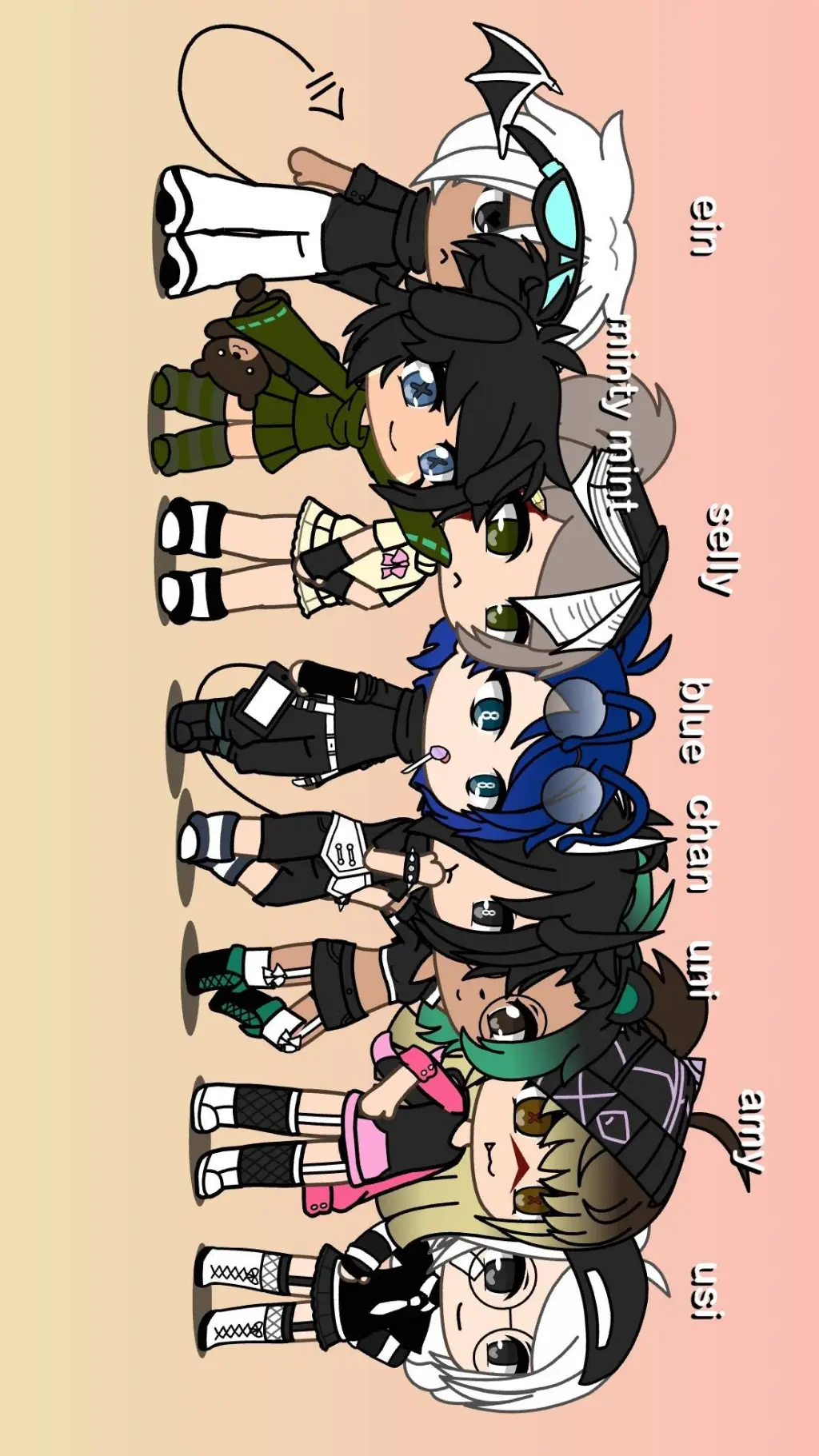 ai character: <÷'💊the gang💊,÷> background