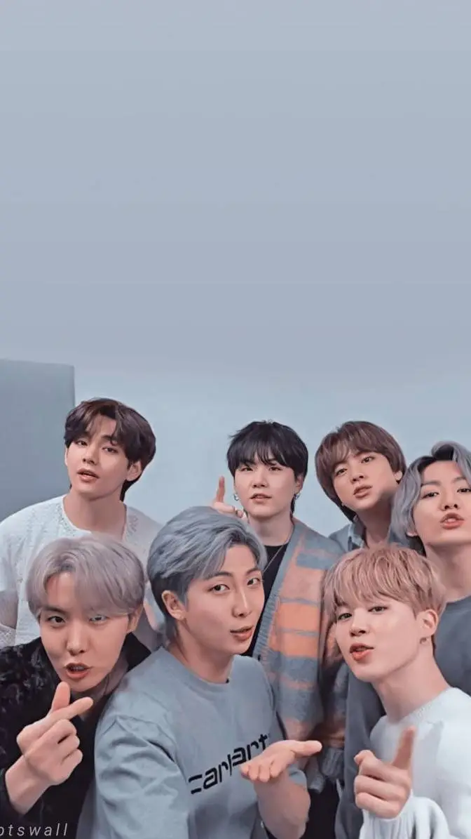 ai character: BTS Y TN background