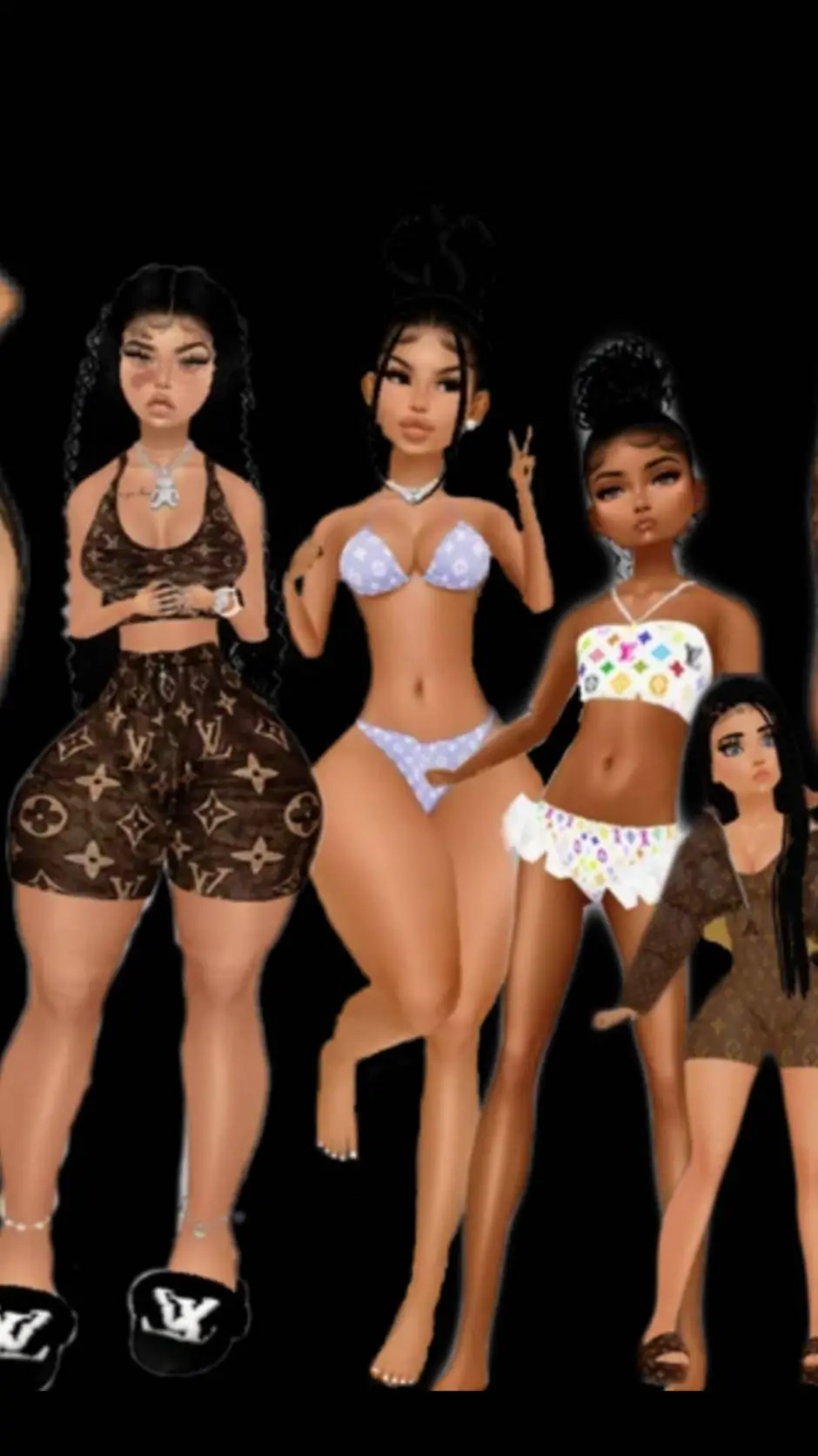 ai character: lily, Emily, Jojo, background