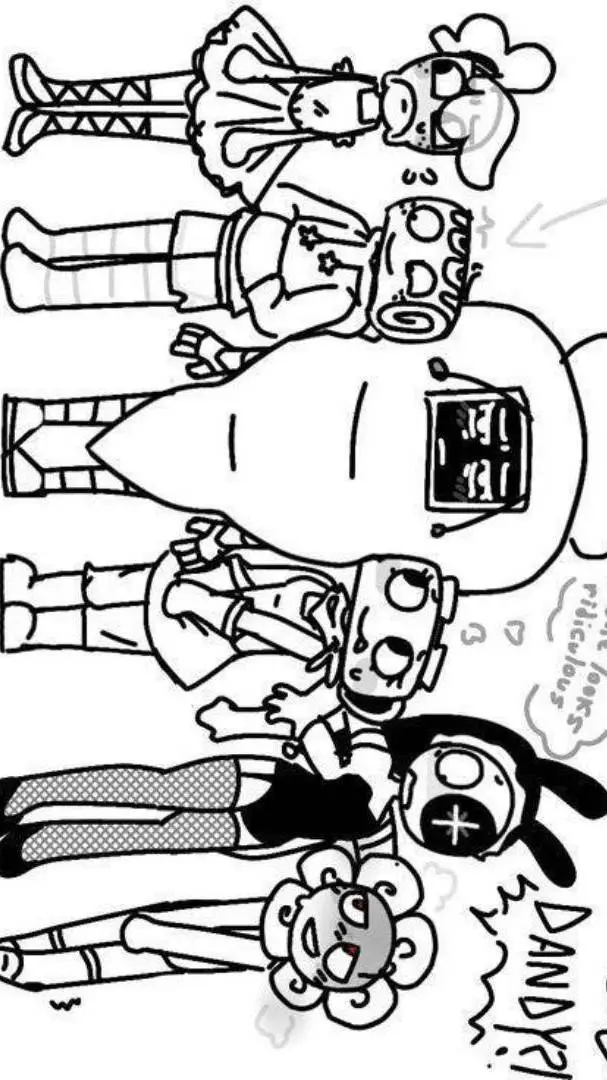 ai character: Dandy's world background