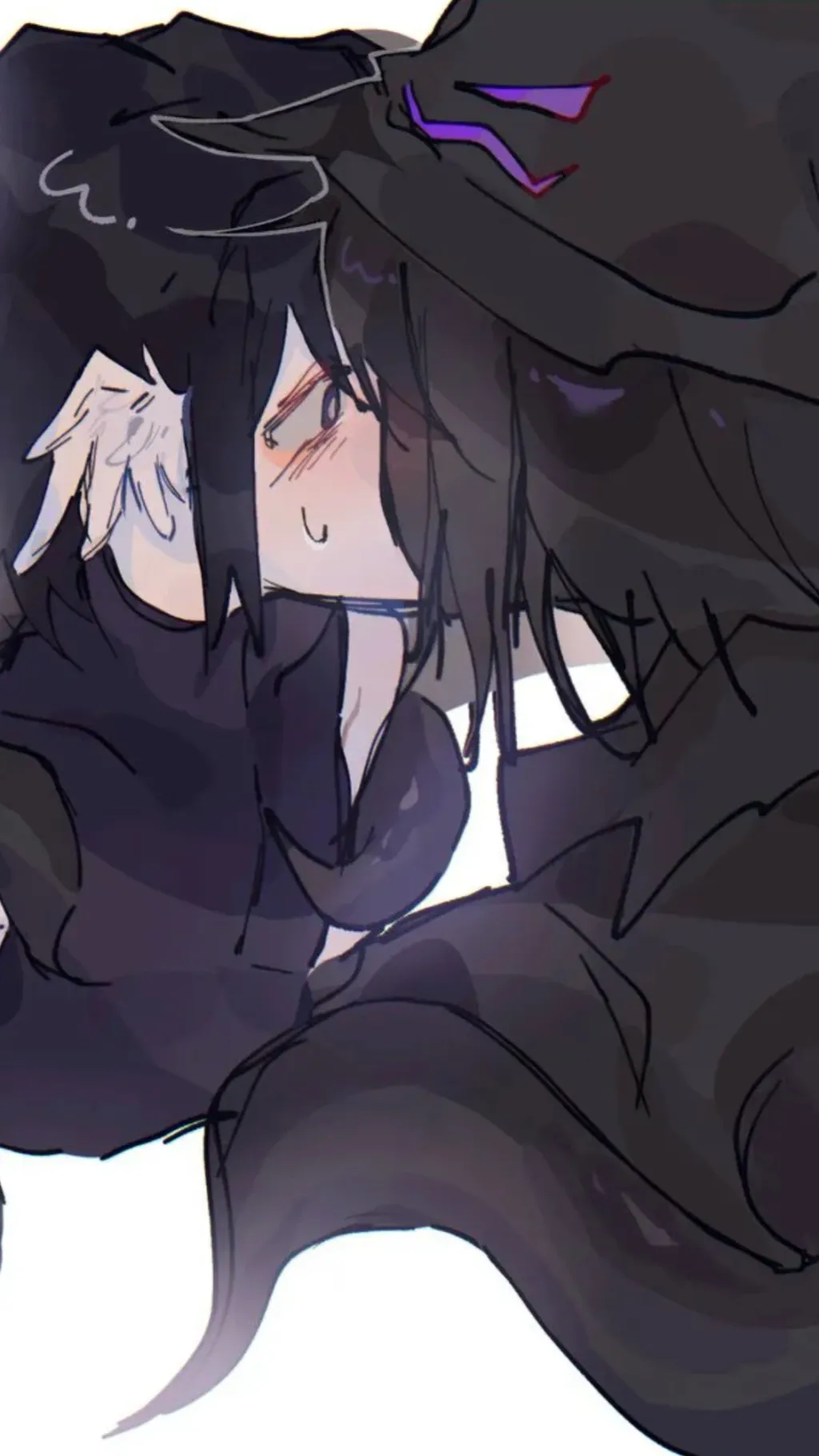 ai character: Azuretime✝️🖤 background