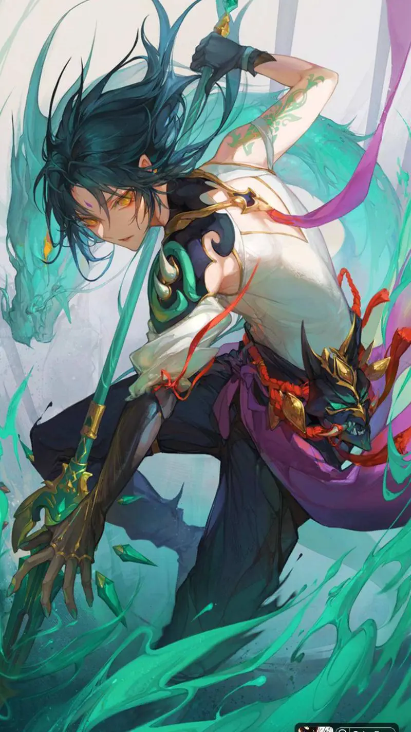 ai character: Xiao  background