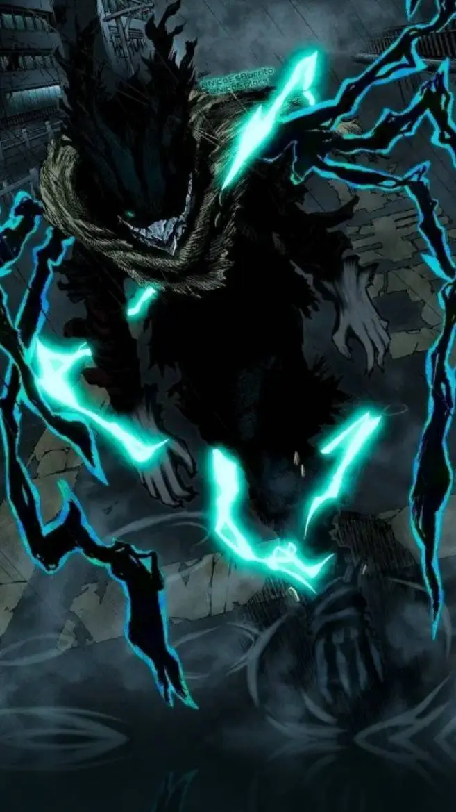 ai character: Dark deku background