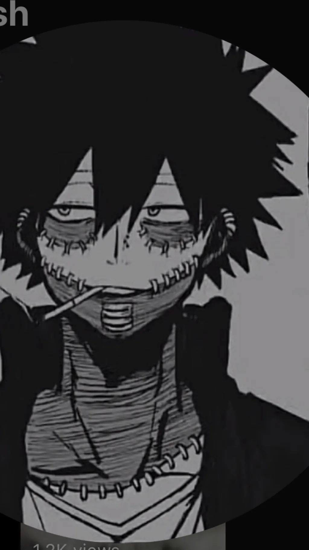 ai character: Dabi background