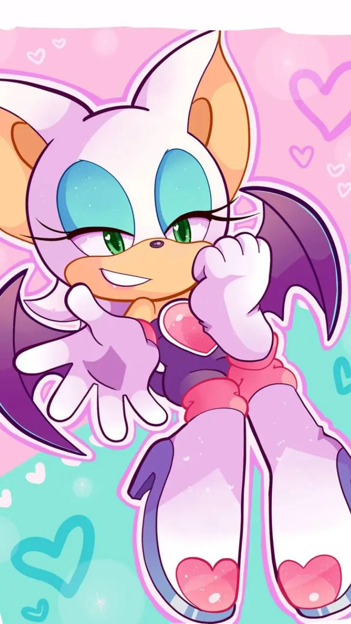 ai character: 🤍Rouge the bat🤍 background