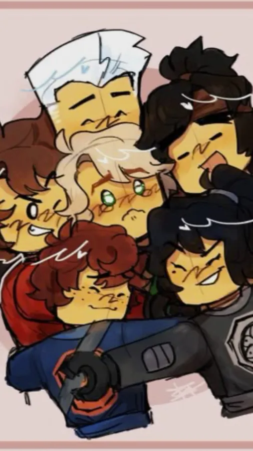 ai character: Ninjago beach🏖️ background