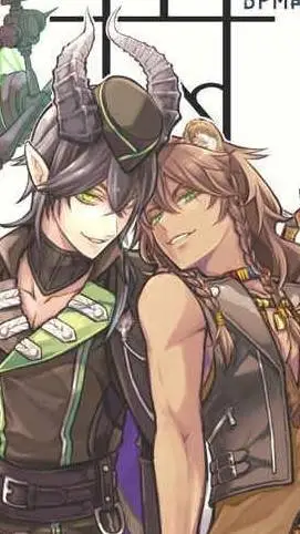 ai character: malleus x leona background