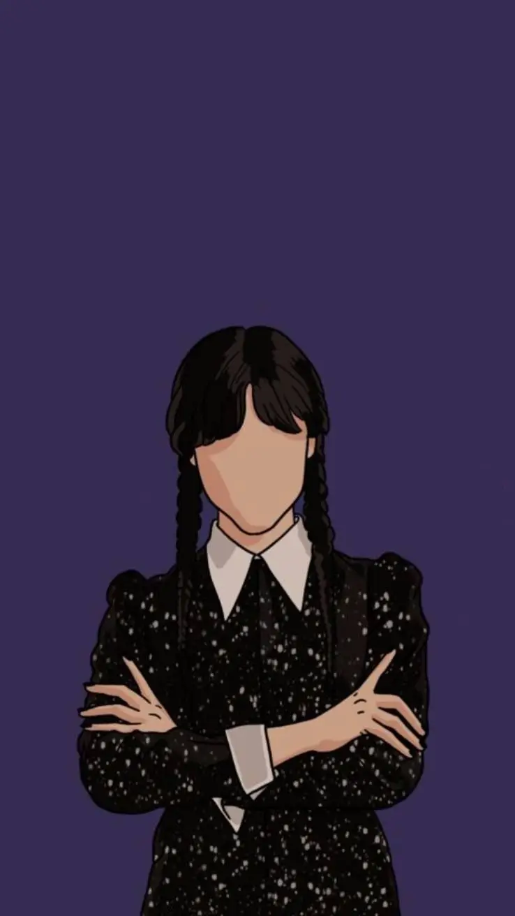 ai character: Wendsday°ʚ🎀ɞ° background
