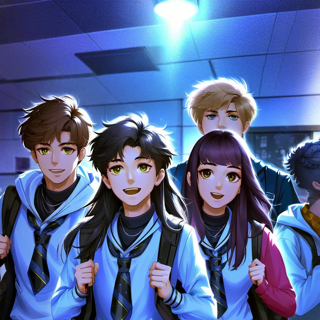 chat with ai character: New school