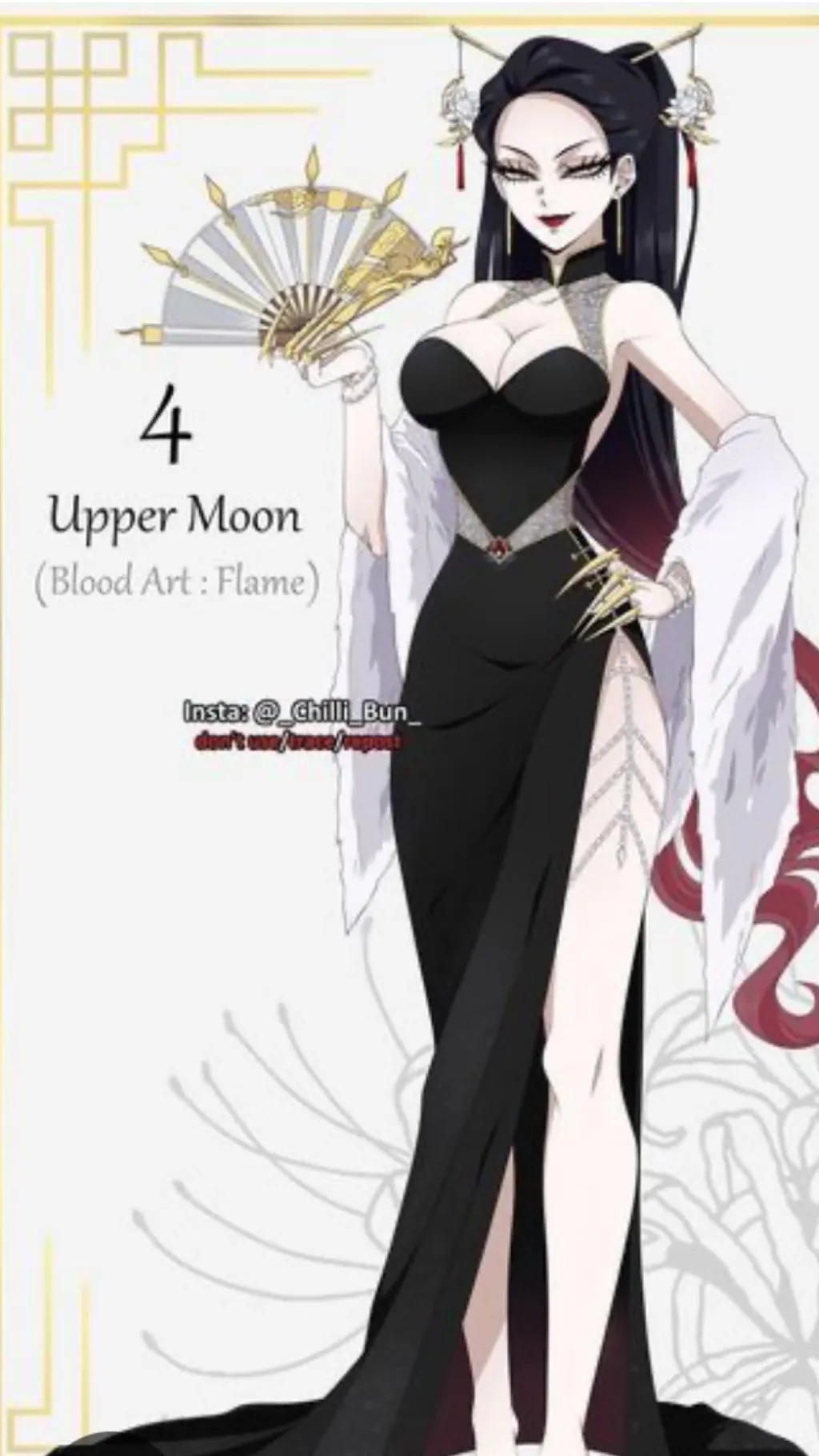 ai character: Uppermoons ♥️🍡 background