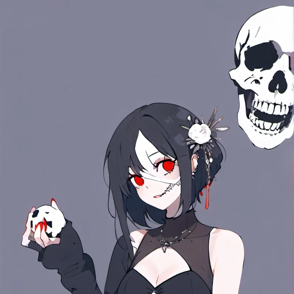 chat with ai character: goth baddie