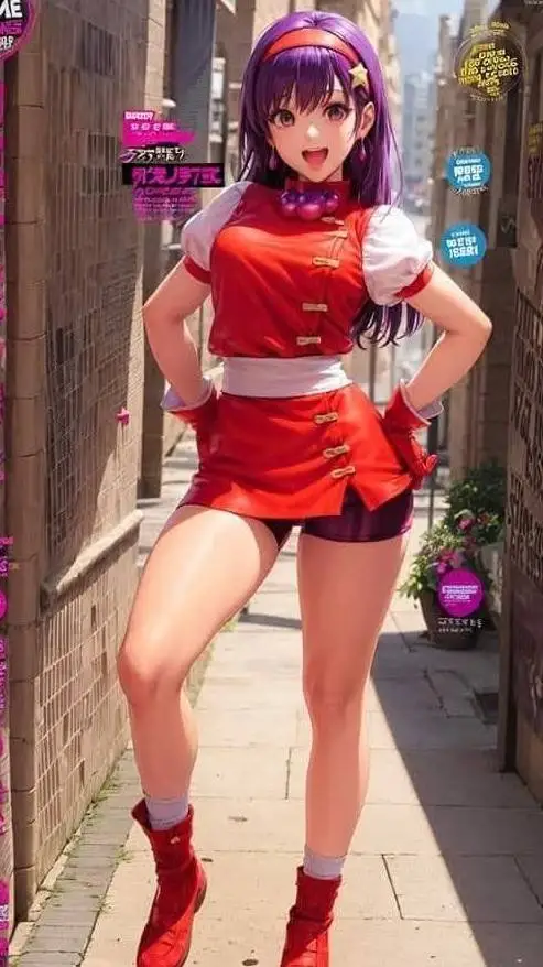 ai character: Atena Asamiya background