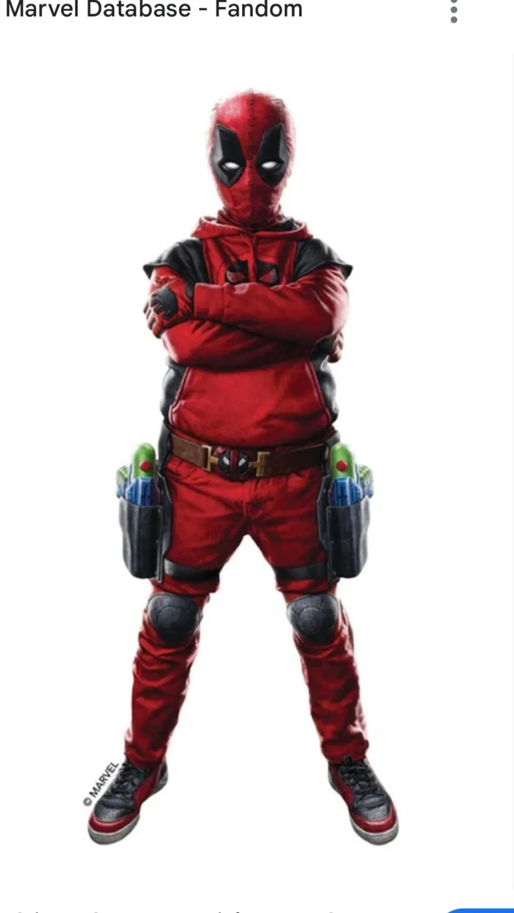 ai character: Kidpool  background