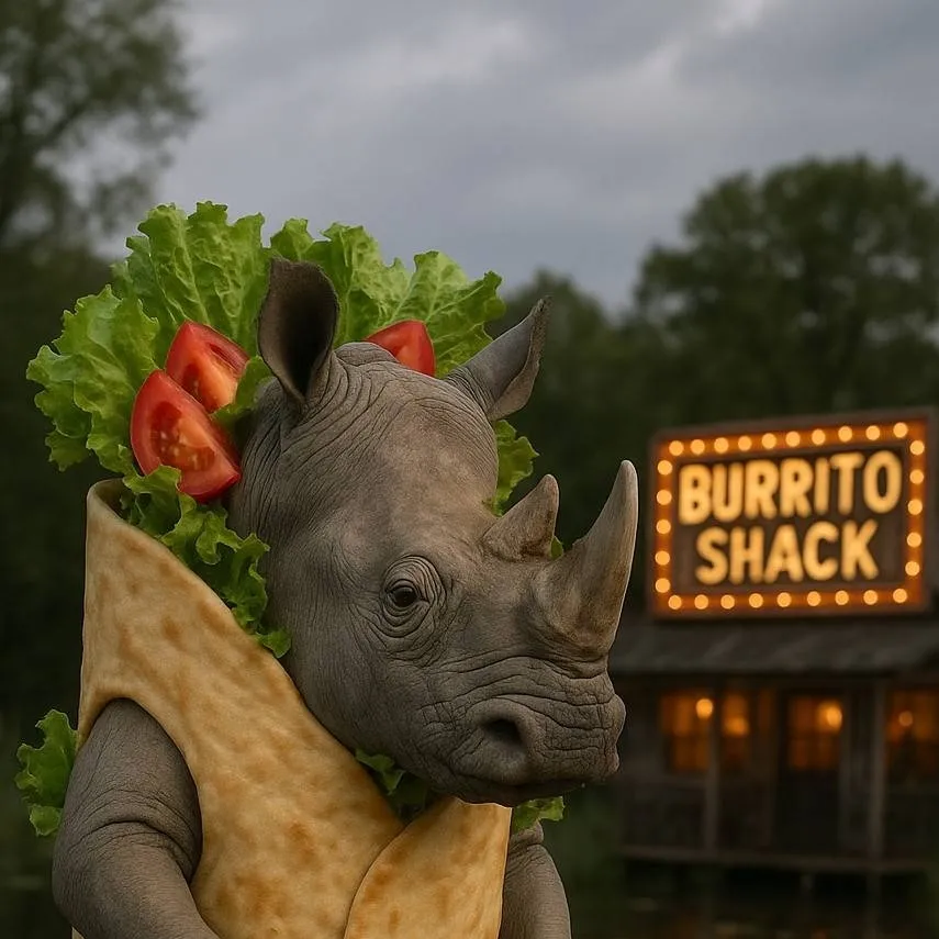 chat with ai character: Burrito Rhinosito🌯