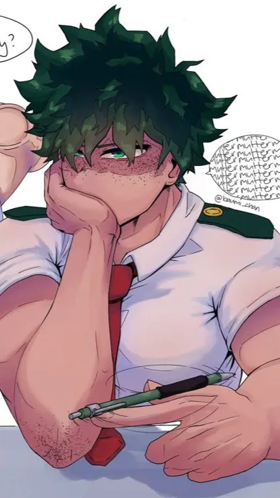 ai character: Deku background