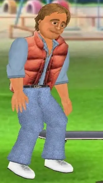 ai character: Red Ball Blue Ball background