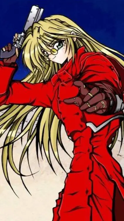 ai character: Vash  background