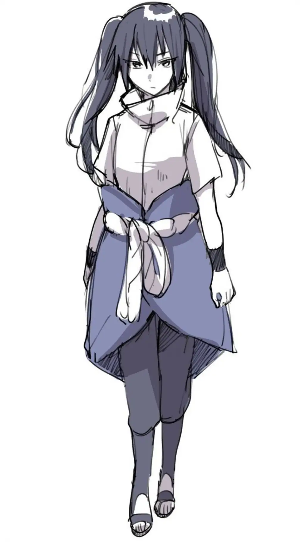 ai character: Sasuke  background