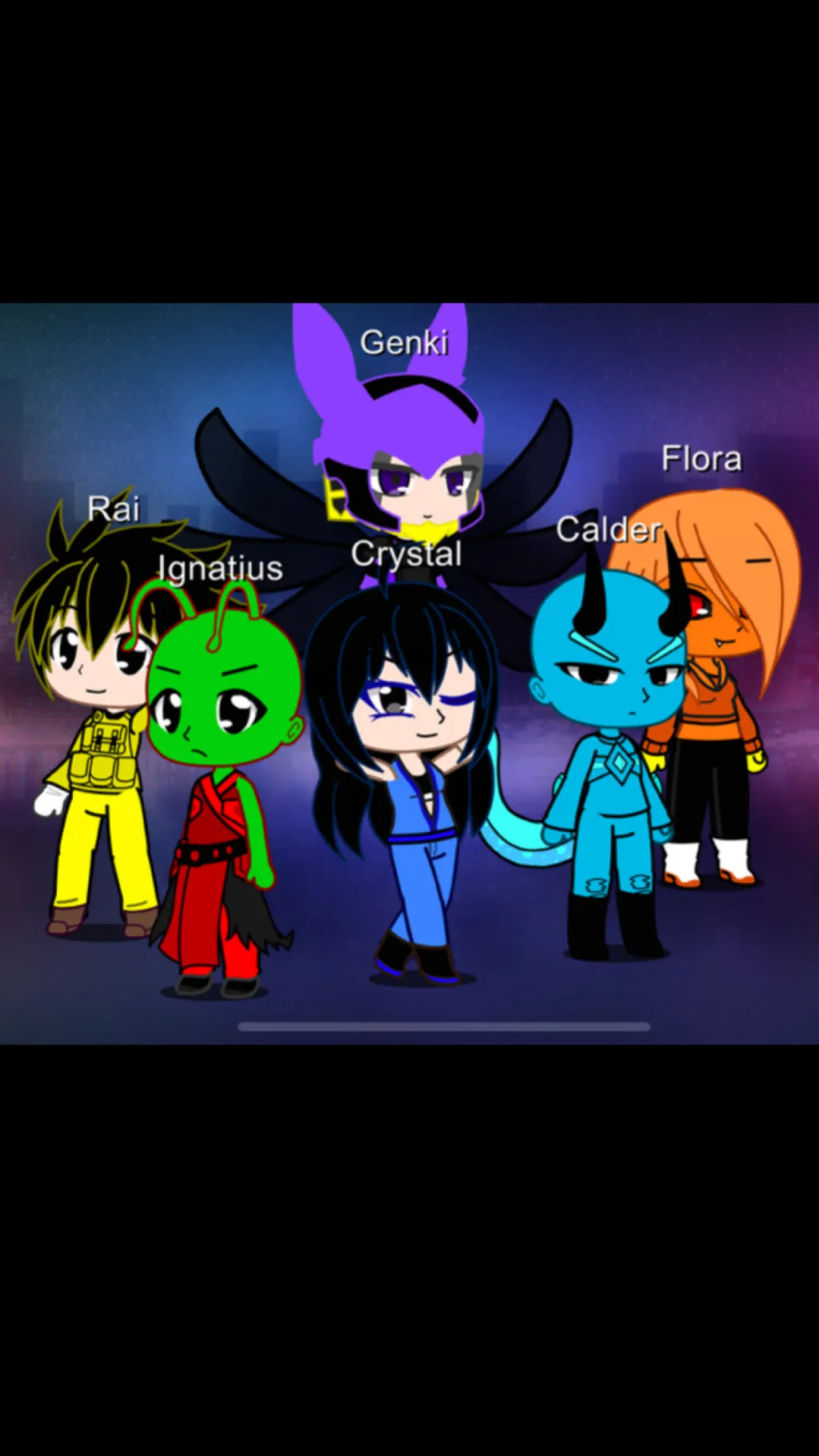 ai character: Crystal team background