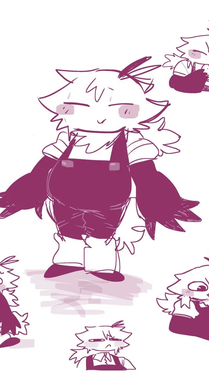 ai character: Chubby Engel  background