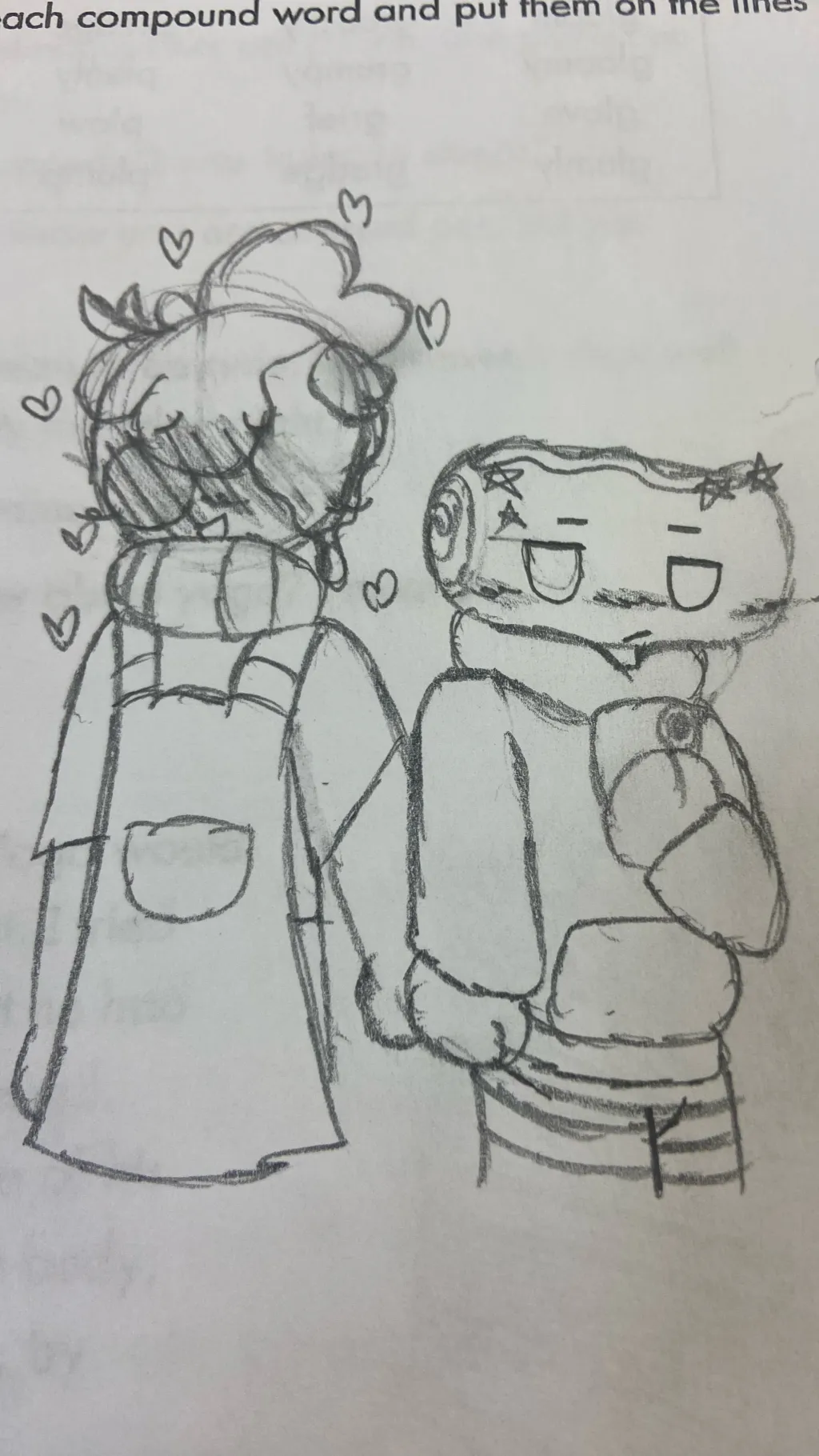 ai character: Fruitcake background