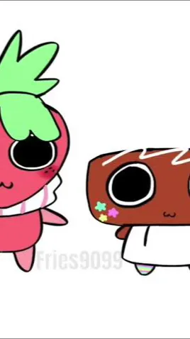 ai character: Fruitcake against2 background