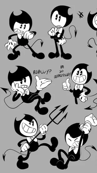 ai character: Bendy Ink Demon background