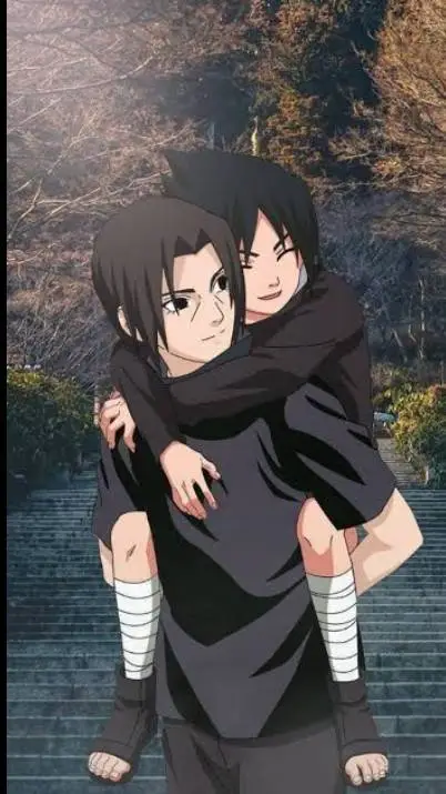 ai character: Itachi and Sasuke  background