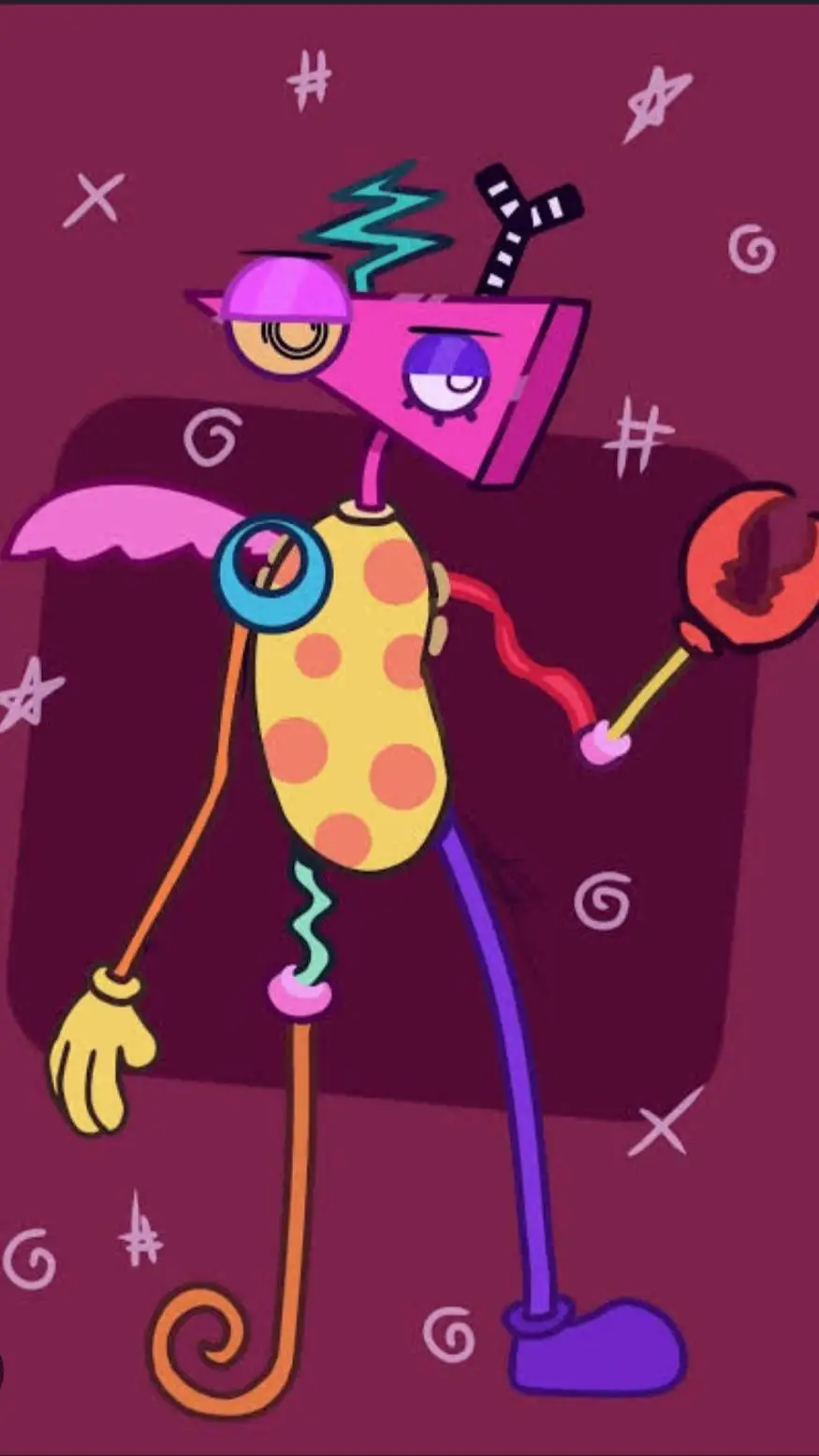 ai character: zooble background