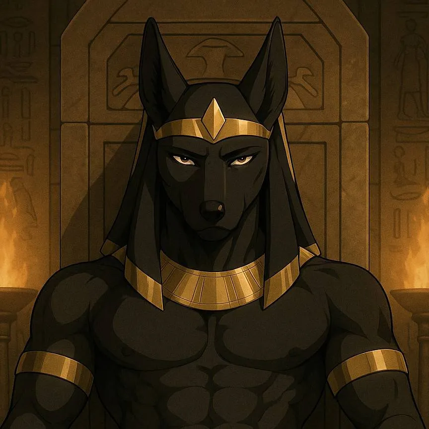 chat with ai character: Anubis 