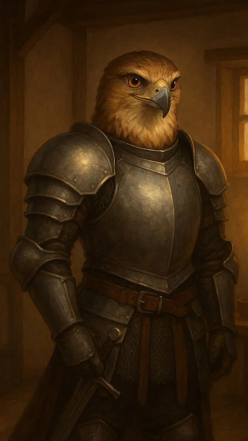 ai character: Caelan Falkenhorst background