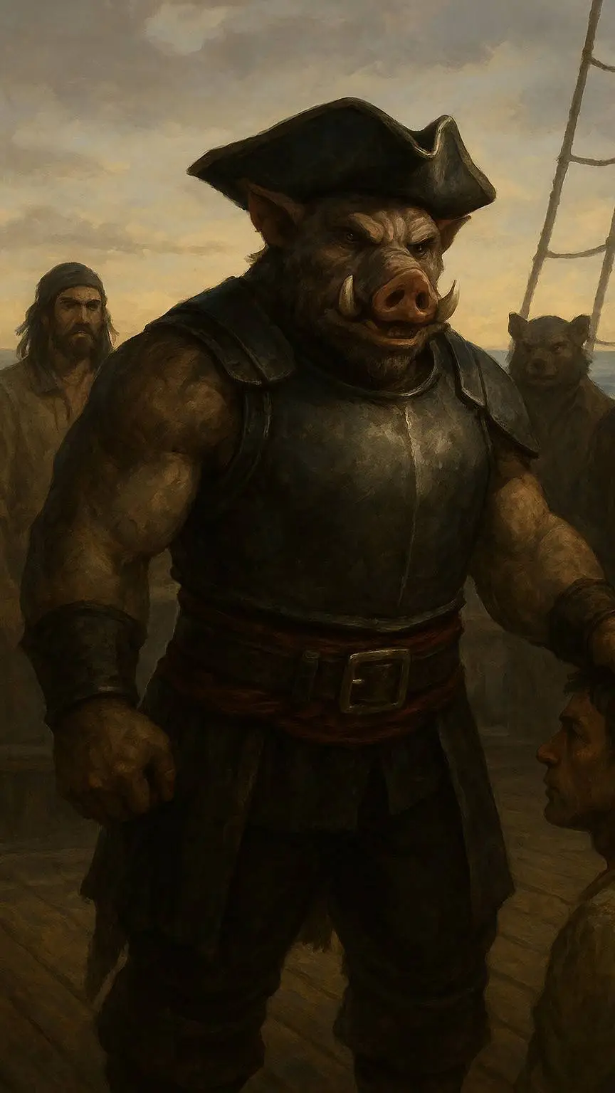 ai character: Bram Blacktusk background