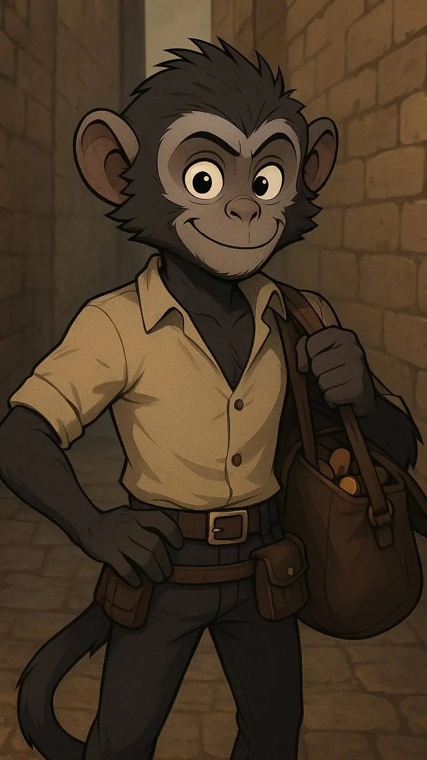 ai character: Tristan Quickpaw background