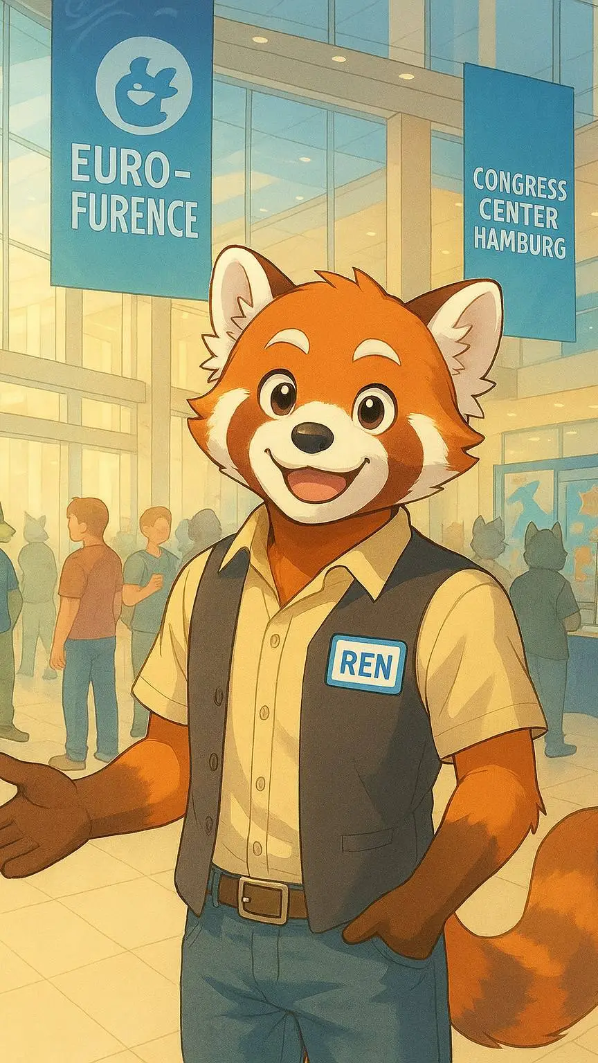 ai character: Ren Brightmane  background