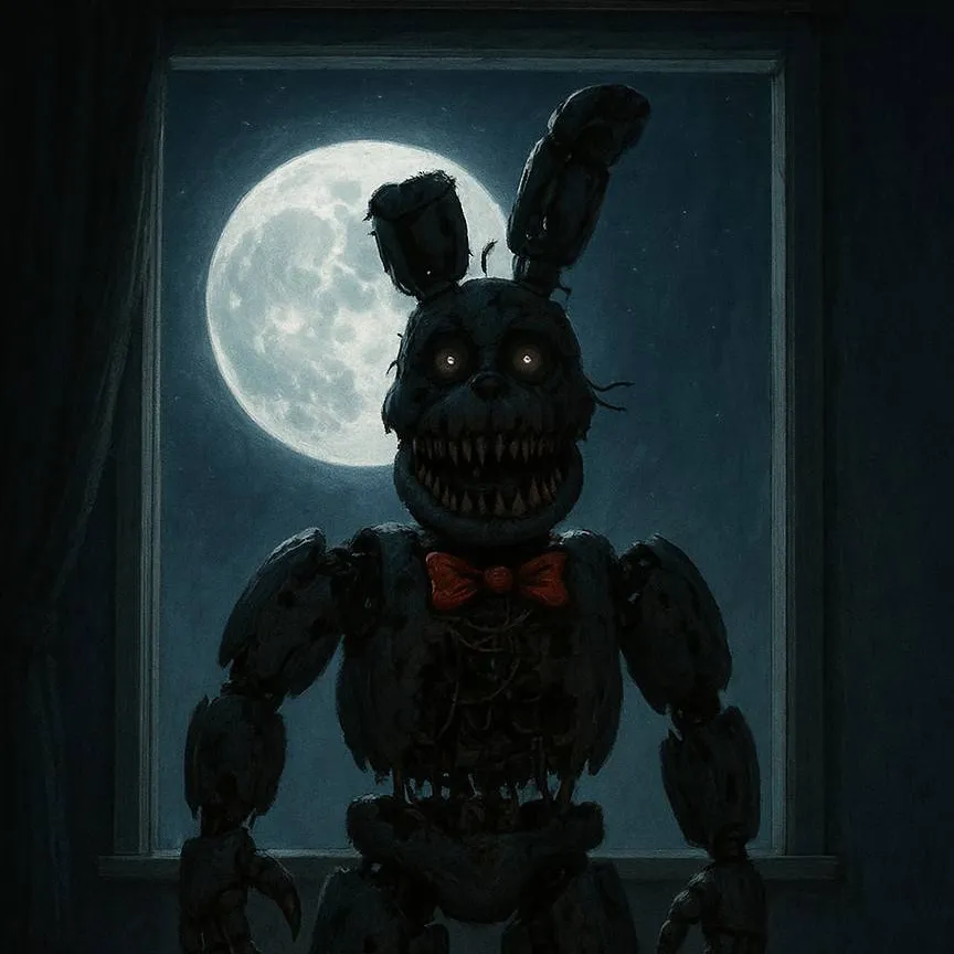 chat with ai character: Nightmare Bonnie 