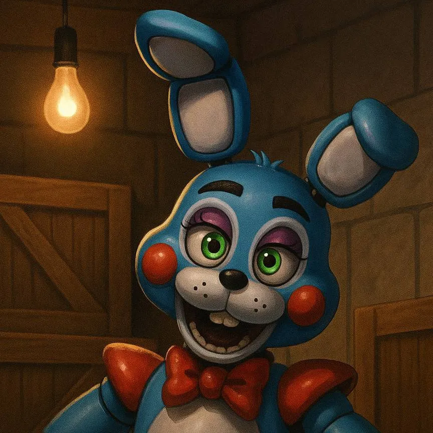 chat with ai character: Toy Bonnie 